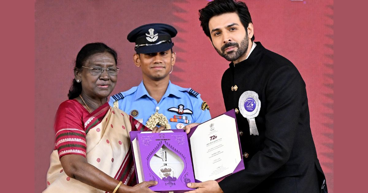 "Dream of a small-town boy": Kartik Aaryan says he's "speechless" after winning National Award